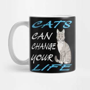 Cat can change your life-v3 Mug